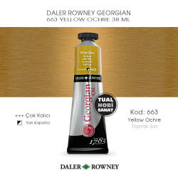 Daler Rowney Georgian 663 Yellow Ochre (Toprak Sarı) 38 ml - Daler Rowney
