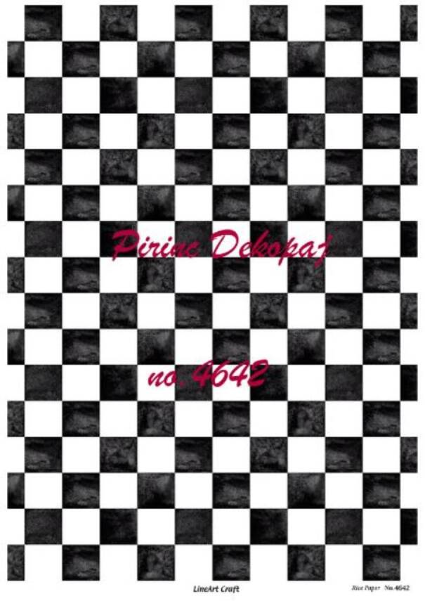 Dama Desenli Pirinç Dekopaj Model : 4642 - 1