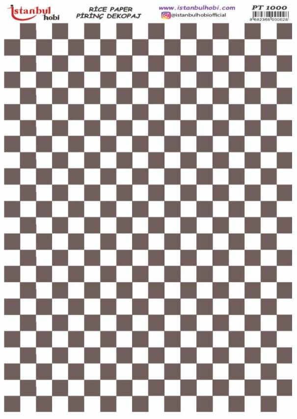 Dama Desenli Pirinç Dekopaj Model : PT 1000 - 1