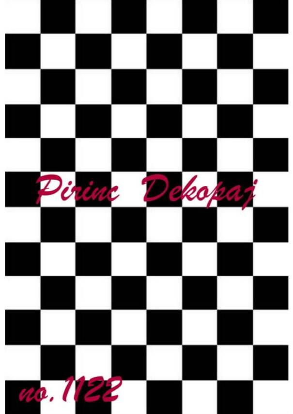 Damalı Pirinç Dekopaj Model : 1122 - 1