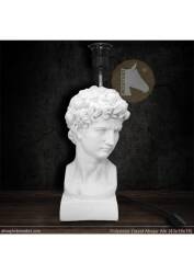 David Abajur Altı Sade (48x15 cm) Ham Polyester - Tual Hobi Sanat (1)