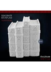 Dekoratif Kitap Biblo (14x11 cm) Ham Polyester - Tual Hobi Sanat