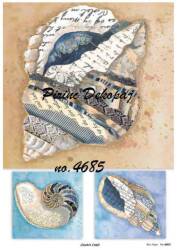 Deniz Kabuğu Desenli Pirinç Dekopaj Model : 4685 - Line Art