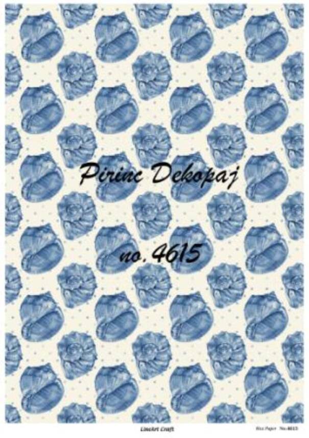 Deniz Kabuğu Figürlü Pirinç Dekopaj Model : 4615 - 1