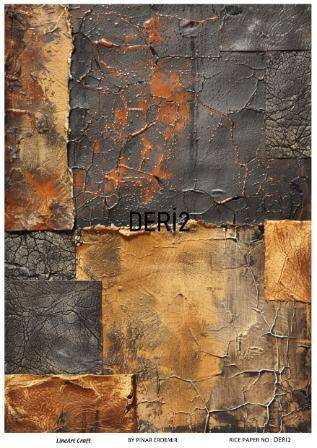 Deri Desenli Pirinç Dekopaj - Model : DERİ002 - 1