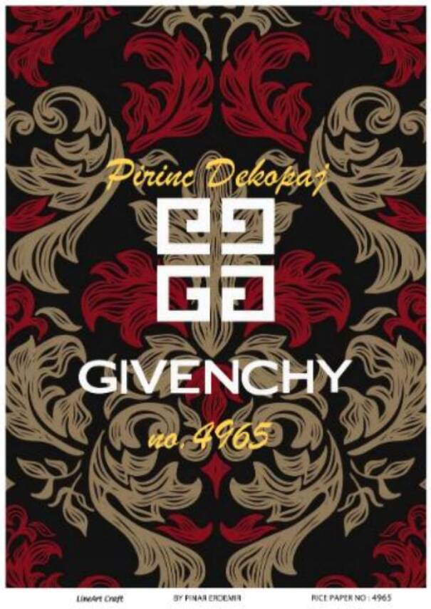 Desenli Pirinç Dekopaj Model : 4965 - 1