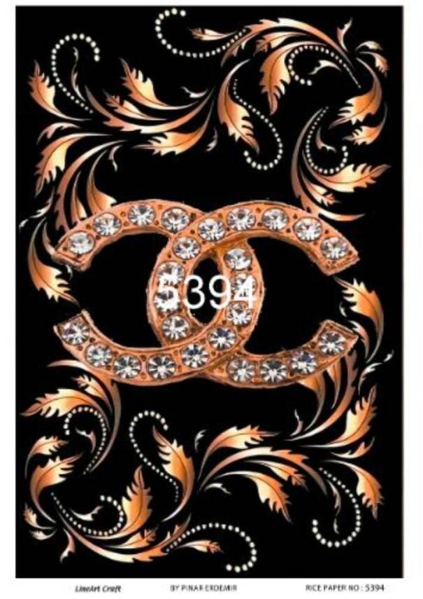 Desenli Pirinç Dekopaj Model : 5394 - 1