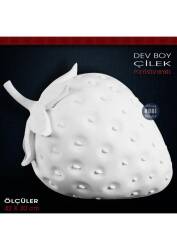 Dev Çilek Biblo Heykeli (42x30 cm) Ham Polyester - Tual Hobi Sanat