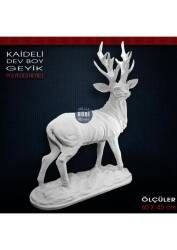 Dev Geyik Heykeli (60x45 cm) Sadece Mağazadan Satılır - Tual Hobi Sanat (1)
