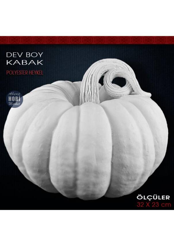 Dev Kabak Biblo Heykeli (32x23 cm) Ham Polyester - 1