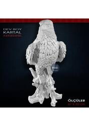 Dev Kartal Heykeli (67x30 cm) Ham Polyester - Tual Hobi Sanat