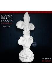 Dev Maça Rumi Heykeli (55x25 cm) Ham Polyester - Tual Hobi Sanat (1)