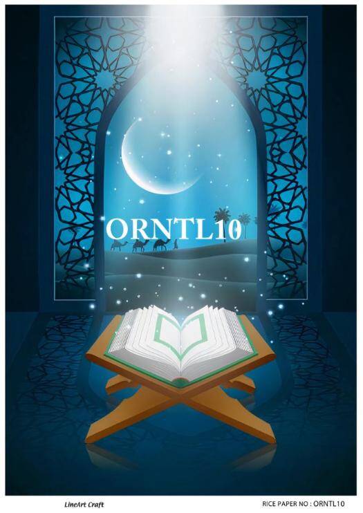 Dini Desenli Pirinç Dekopaj Model : ORNTL10 - 1