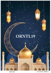 Dini Desenli Pirinç Dekopaj Model : ORNTL19 - Line Art