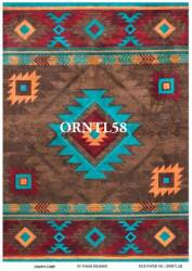 Dini Desenli Pirinç Dekopaj Model : ORNTL58 - Line Art