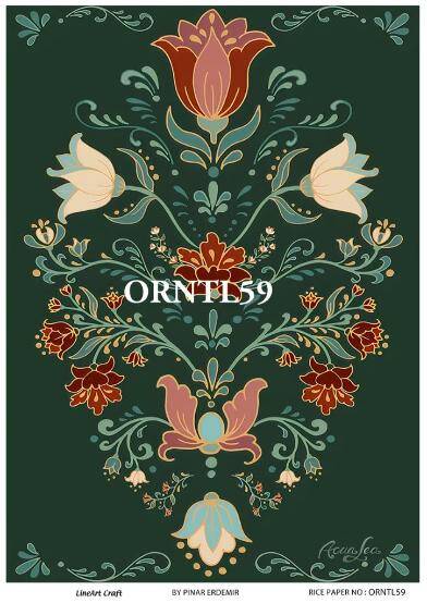 Dini Desenli Pirinç Dekopaj Model : ORNTL59 - 1