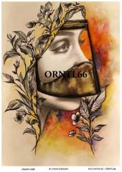 Dini Desenli Pirinç Dekopaj Model : ORNTL66 - Line Art