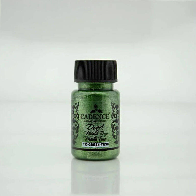 Dora Sedefli Metalik 135 Yeşil 50 ml - 1