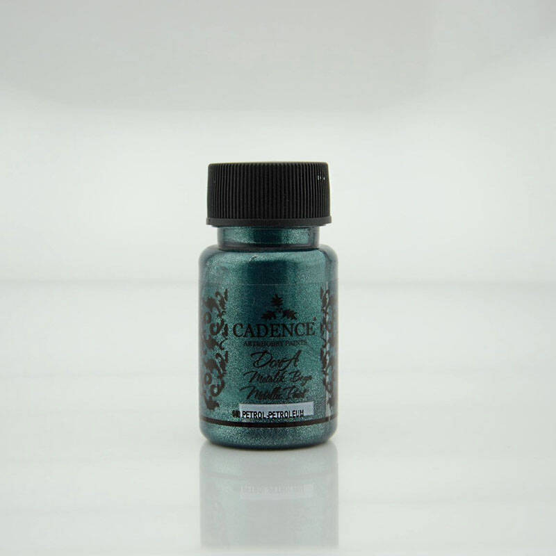 Dora Sedefli Metalik 140 Petrol Rengi 50 ml - 1