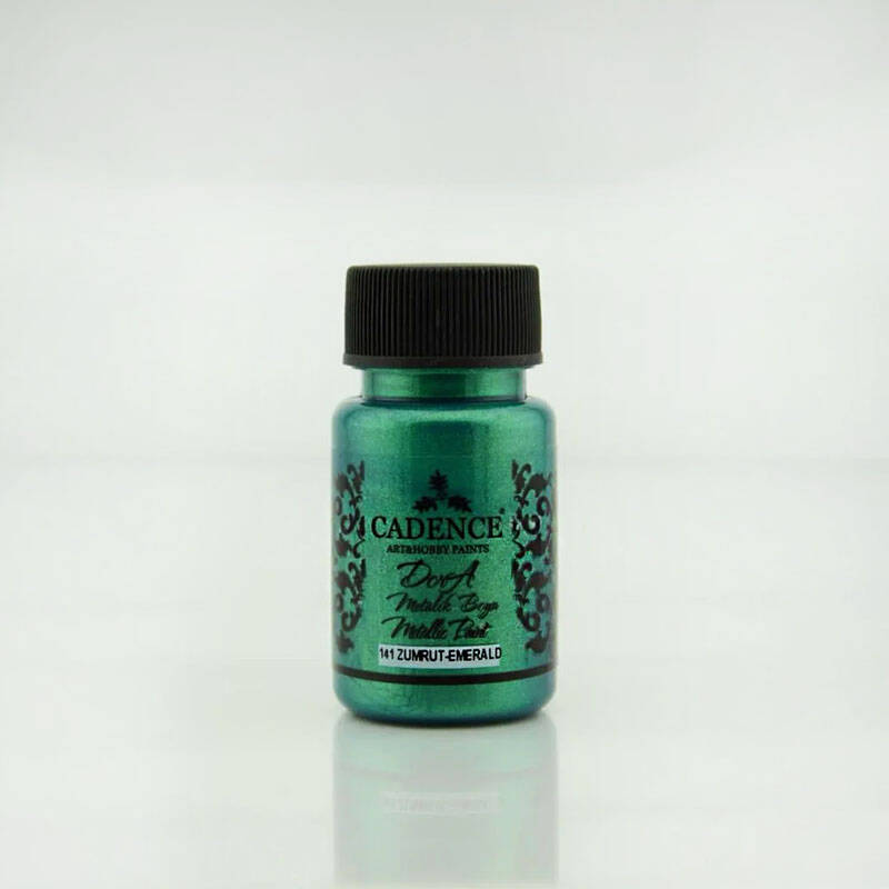 Dora Sedefli Metalik 141 Zümrüt Yeşili 50 ml - 1