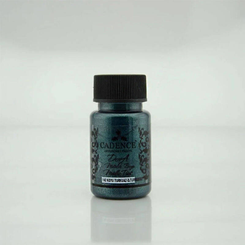 Dora Sedefli Metalik 142 Koyu Turkuaz 50 ml - 1