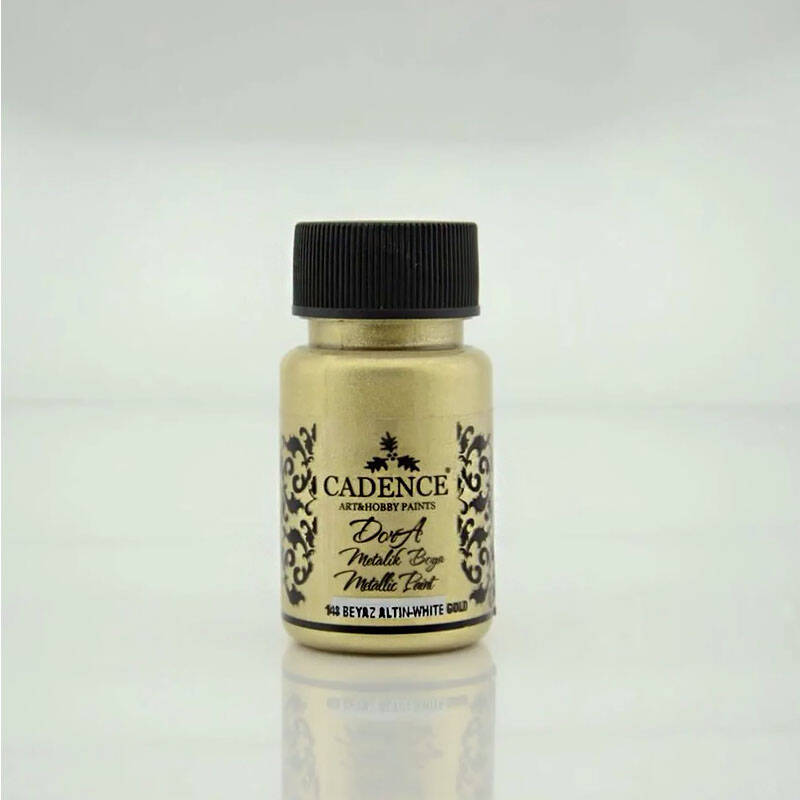 Dora Sedefli Metalik 148 Beyaz Altın 50 ml - 1