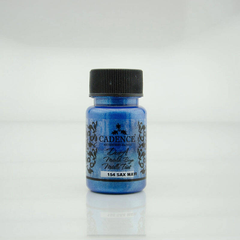 Dora Sedefli Metalik 154 Sax Mavisi 50 ml - 1