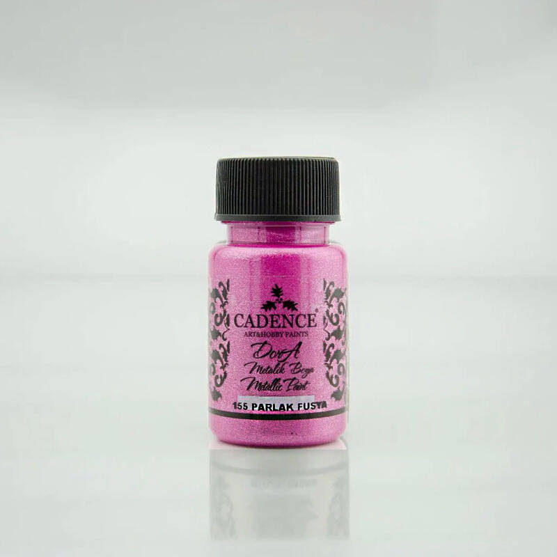 Dora Sedefli Metalik 155 Parlak Fuşya 50 ml - 1