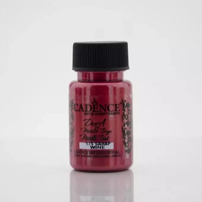 Dora Sedefli Metalik 175 Şarap Rengi 50 ml - 1