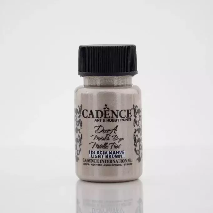 Dora Sedefli Metalik 184 Açık Kahverengi 50 ml - 1