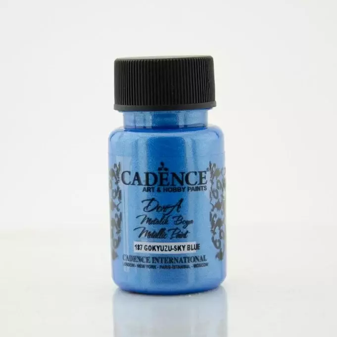 Dora Sedefli Metalik 187 Gökyüzü Mavi 50 ml - 1