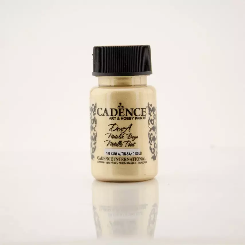 Dora Sedefli Metalik 198 Kum Altın 50 ml - 1