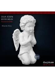 Dua Eden Büyük Melek Heykeli (30x16 cm) Ham Polyester - Tual Hobi Sanat