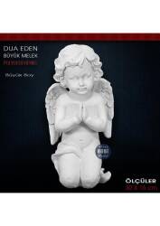 Dua Eden Büyük Melek Heykeli (30x16 cm) Ham Polyester - Tual Hobi Sanat (1)