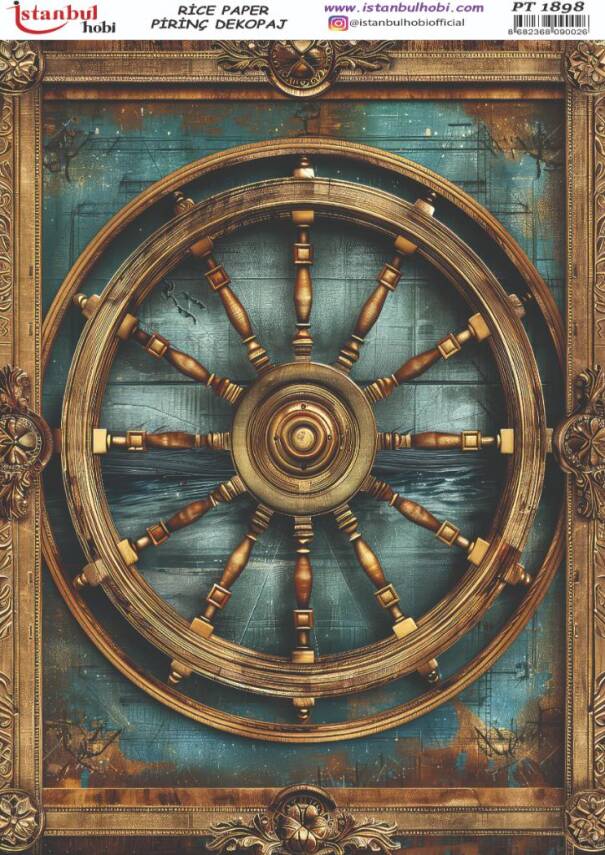 Dümen Desenli Pirinç Dekopaj Model : PT 1898 - 1