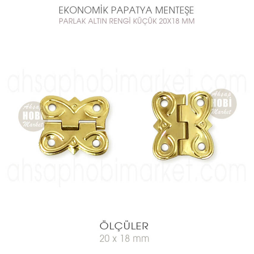 Ekonomik Papatya Menteşe Gold Küçük Boy (20x18 mm) - 1