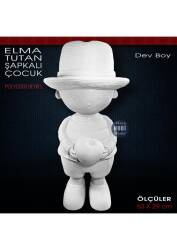 Elma Tutan Şapkalı Çocuk Heykeli Dev Boy (63x29 cm) Ham Polyester - Tual Hobi Sanat