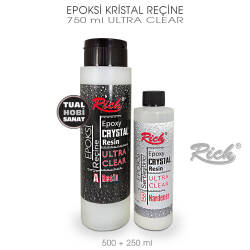 Epoksi Kristal Reçine Rich Ultra Clear 750 ml - Rich (1)
