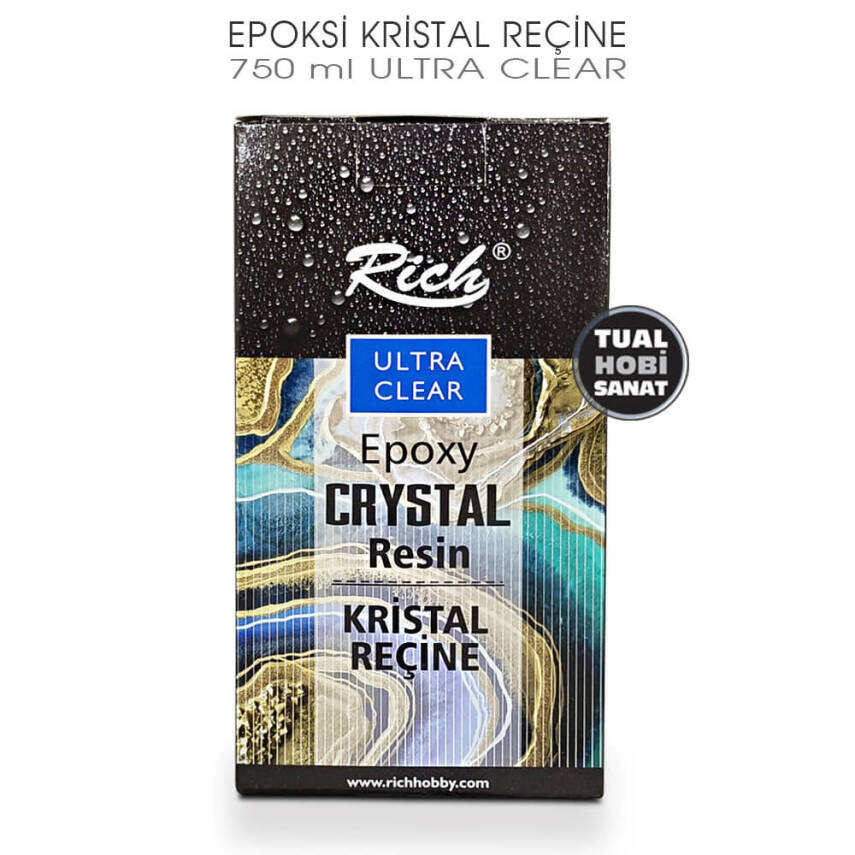 Epoksi Kristal Reçine Rich Ultra Clear 750 ml - 3