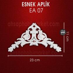 Esnek Aplik EA 07 Tamamlayıcı Obje (23x11 cm) Büyük Boy - Tual Hobi Craft İst