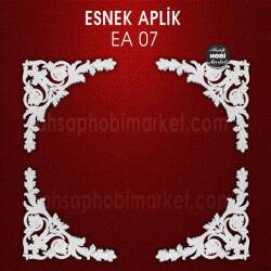 Esnek Aplik EA 07 Tamamlayıcı Obje (23x11 cm) Büyük Boy - Tual Hobi Craft İst (1)