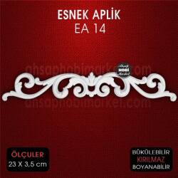 Esnek Aplik EA 14 Tamamlayıcı Obje (23x3,5 cm) Büyük Boy - Tual Hobi Craft İst