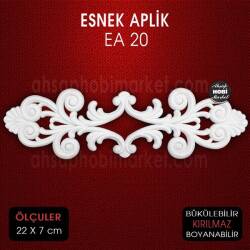 Esnek Aplik EA 20 Tamamlayıcı Obje (22x7 cm) Büyük Boy - Tual Hobi Craft İst
