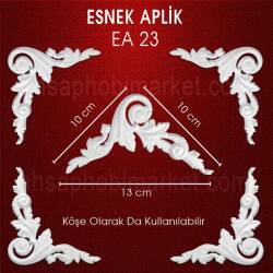 Esnek Aplik EA 23 Köşe Tamamlayıcı Obje (13x10 cm) - Tual Hobi Craft İst