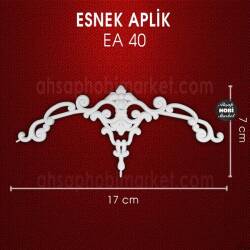 Esnek Aplik EA 40 Tamamlayıcı Obje (17x7 cm) - Tual Hobi Craft İst