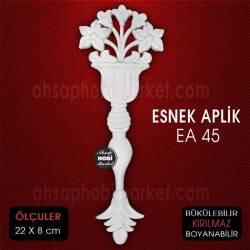 Esnek Aplik EA 45 Tamamlayıcı Obje (22x8 cm) - Tual Hobi Craft İst