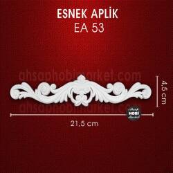 Esnek Aplik EA 53 Tamamlayıcı Obje (21,5x4,5) Büyük Boy - Tual Hobi Craft İst