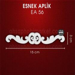 Esnek Aplik EA 56 Tamamlayıcı Obje (15x3 cm) - Tual Hobi Craft İst