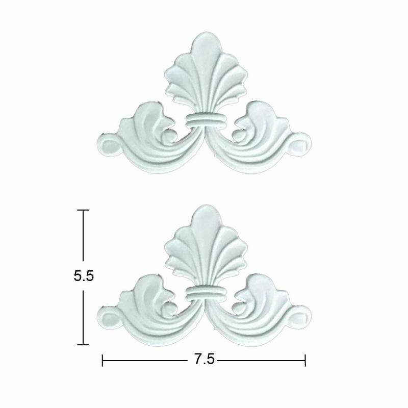 Esnek Aplik EA 73 Köşe Tamamlayıcı Obje (5,5x7,5 cm) 2 Adet - 1