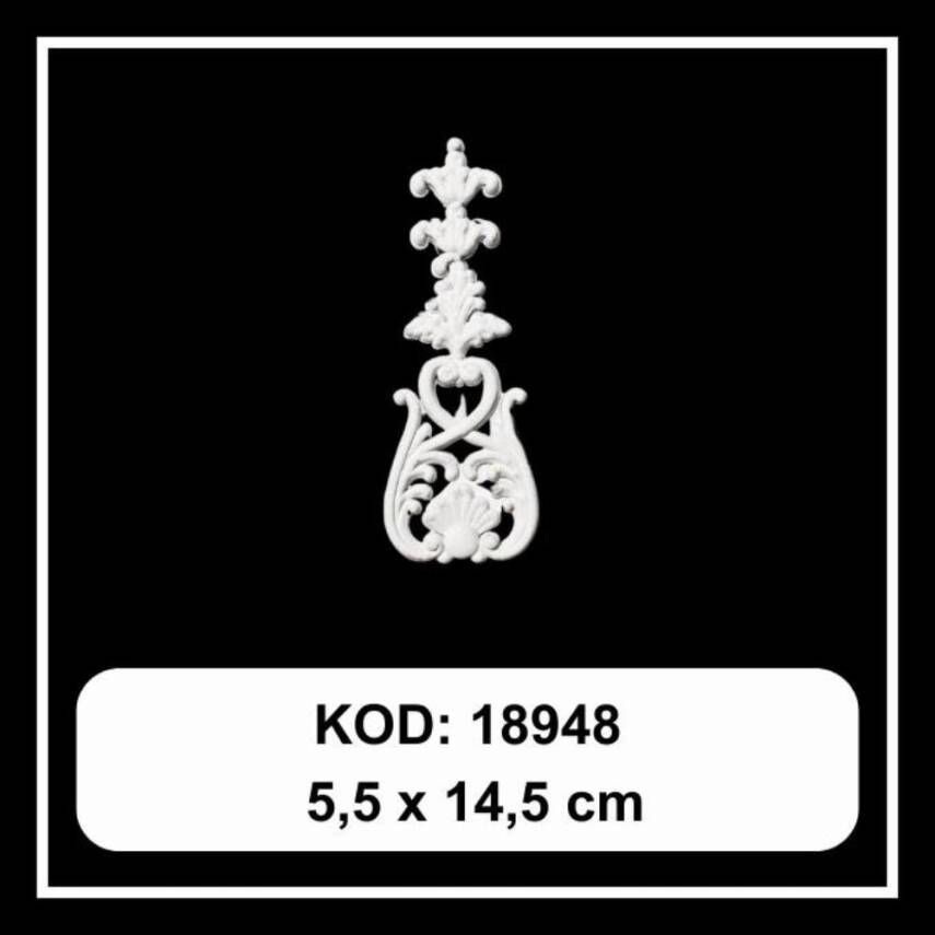 Esnek Aplik ESN 18948 Tamamlayıcı Obje ( 14,5x5,5 cm) - 1